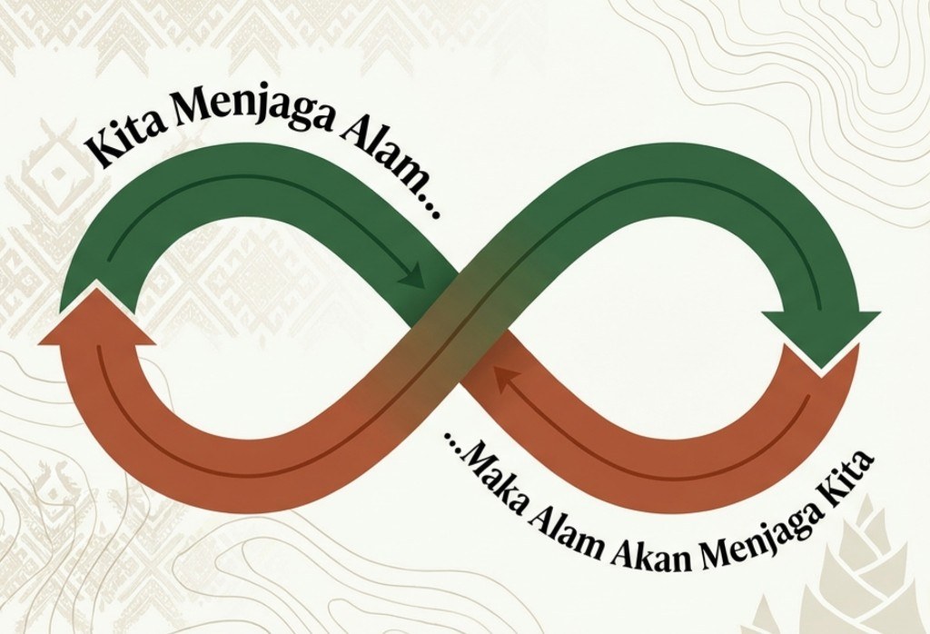 Kita menjaga alam, maka alam menjaga kita